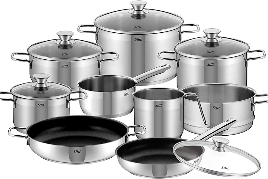 Bộ nồi Silit Pisa 10 món