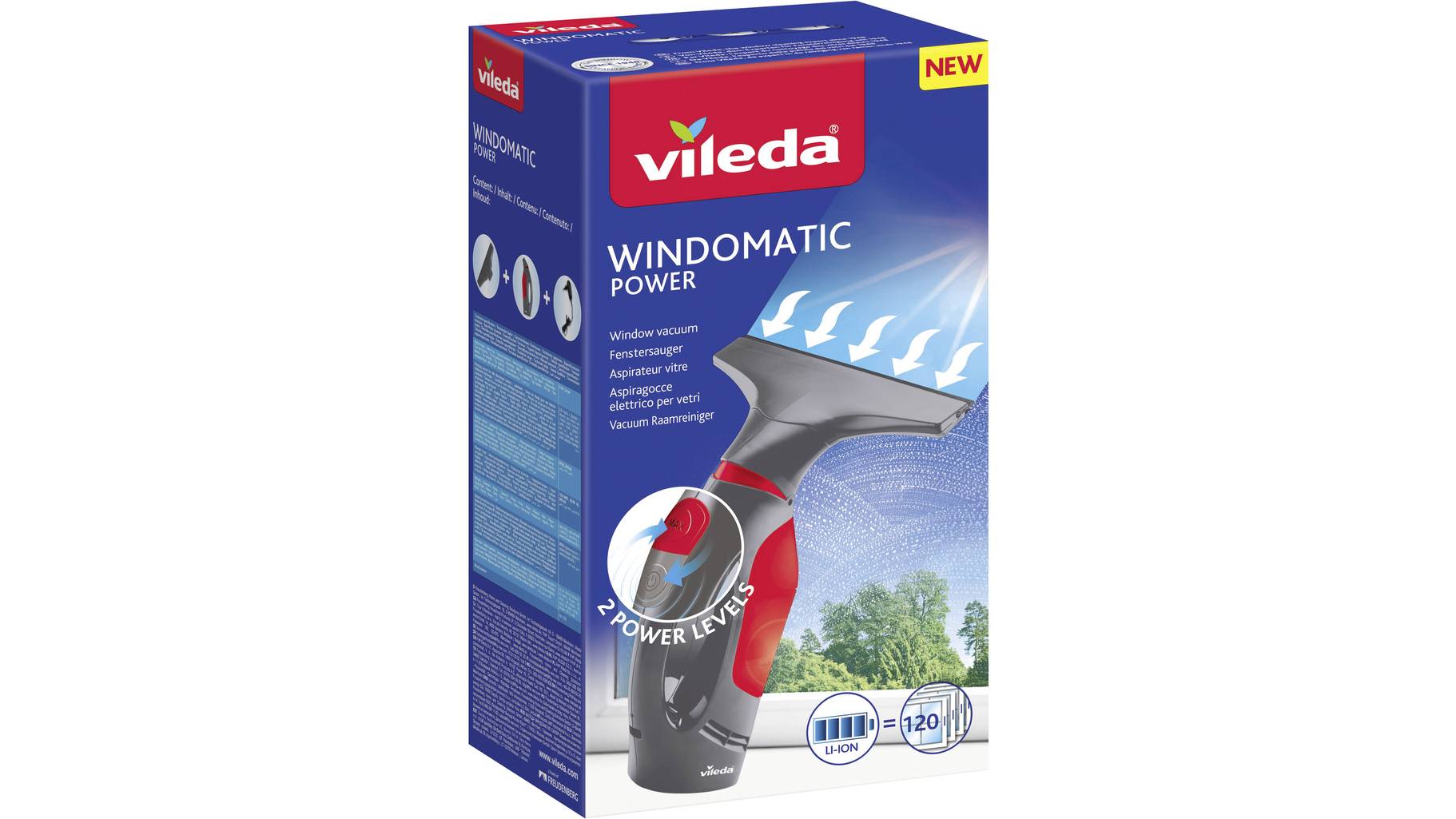 MÁY LAU KÍNH VILEDA WINDOMATIC POWER