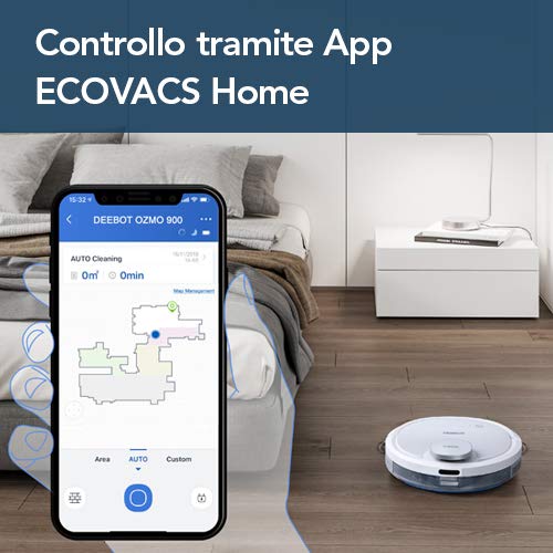 ROBOT HÚT BỤI & LAU NHÀ ECOVACS ROBOTICS DEEBOT OZMO 900